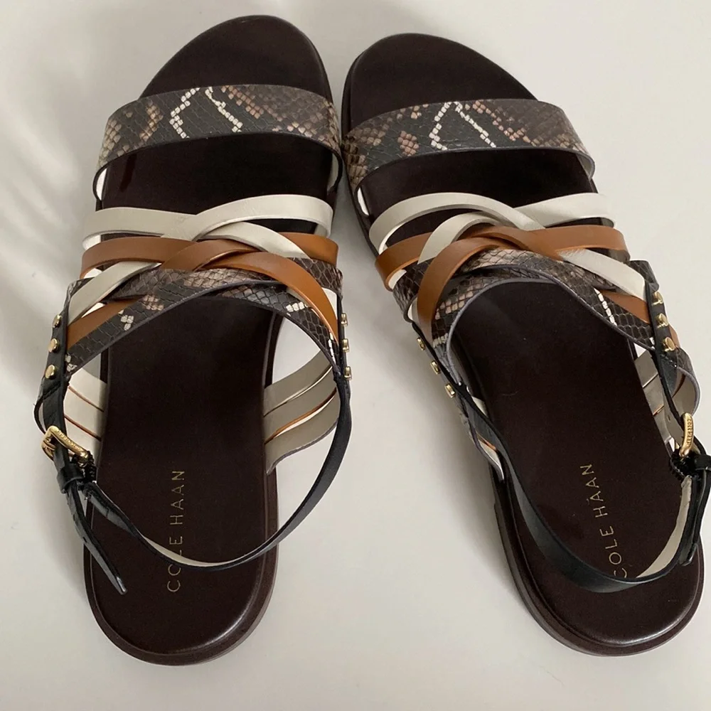 NWOT Cole Haan leather sandals - Picture 3 of 4